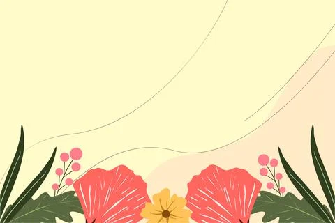 Floral Background Vector Stock Illustration