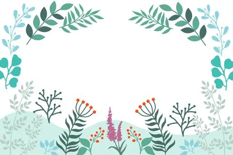 Floral Background Vector Illustrazione stock