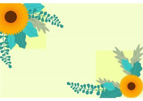 Floral Background Vector Stock Illustration