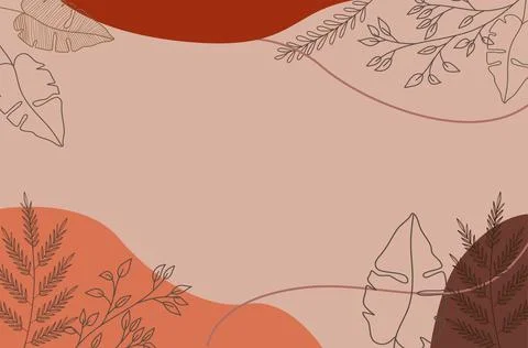 Floral Background Vector Stock Illustration