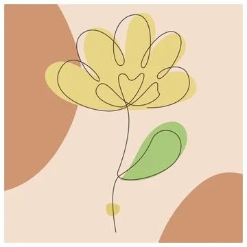 Floral Background Vector Stock Illustration