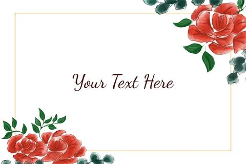 Floral Background Vector Stock Illustration