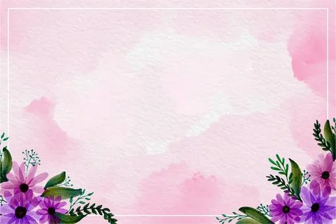 Floral Background Vector Stock Illustration