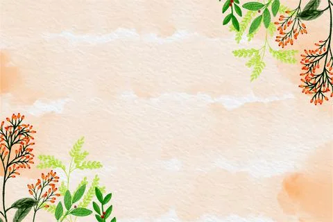 Floral Background Vector Stock Illustration