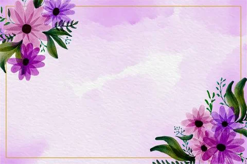 Floral Background Vector Stock Illustration