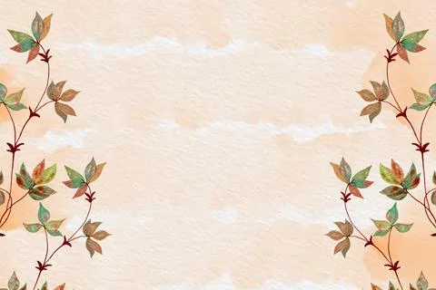 Floral Background Vector Stock Illustration