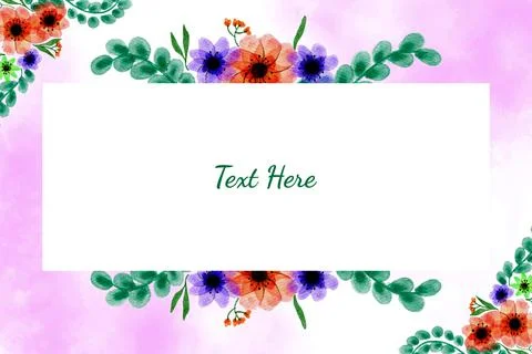 Floral Background Vector Illustrazione stock