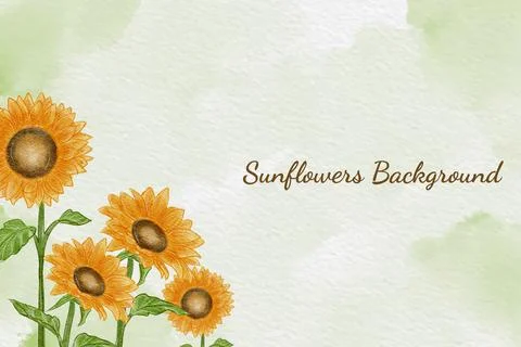 Floral Background Vector Stock Illustration