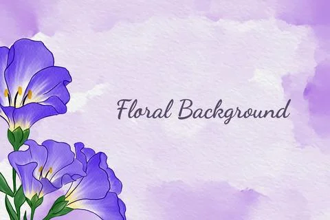Floral Background Vector Stock Illustration