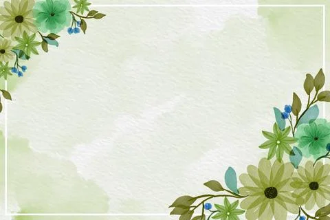 Floral Background Vector Stock Illustration