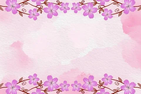 Floral Background Vector Stock Illustration