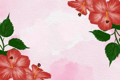 Floral Background Vector Stock Illustration