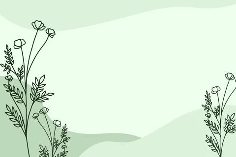 Floral Background Vector Stock Illustration