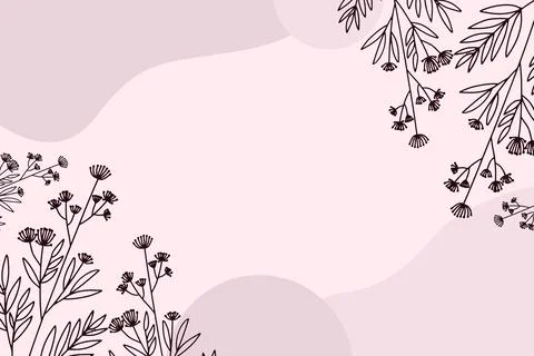 Floral Background Vector Stock Illustration