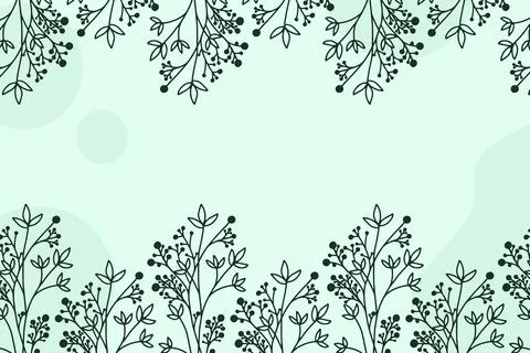 Floral Background Vector Stock Illustration