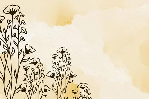 Floral Background Vector Illustrazione stock