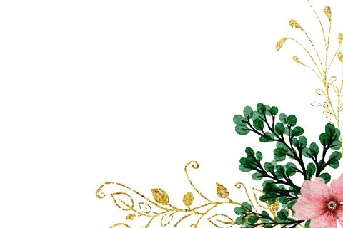 Floral Background Vector Stock Illustration