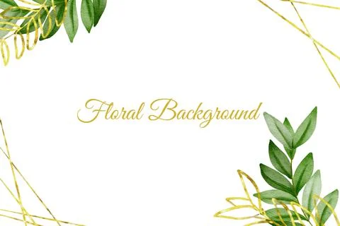 Floral Background Vector Stock Illustration