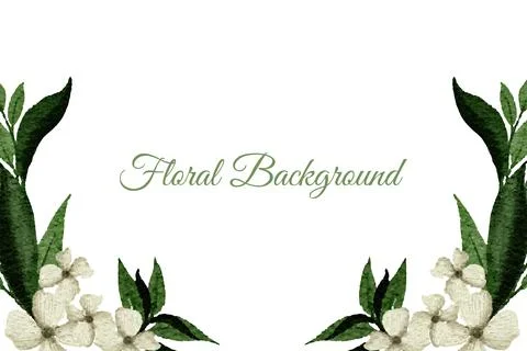 Floral Background Vector Illustrazione stock