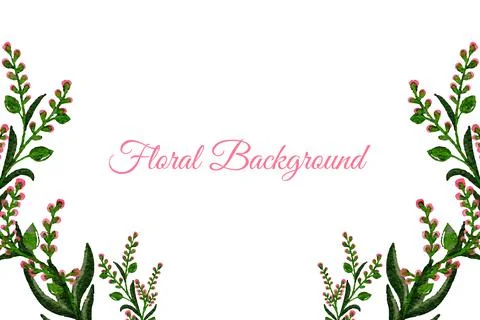 Floral Background Vector Illustrazione stock