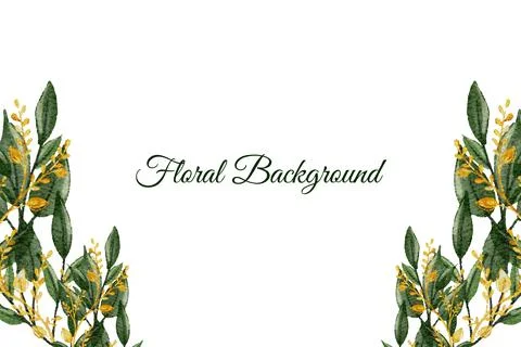 Floral Background Vector Stock Illustration