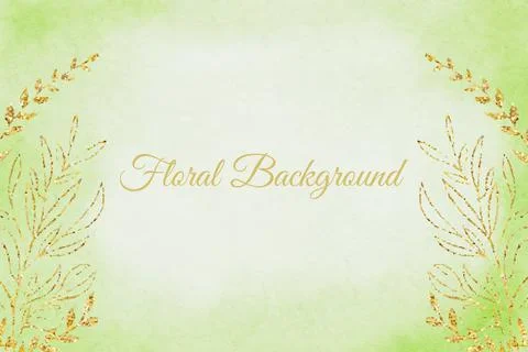 Floral Background Vector Stock Illustration