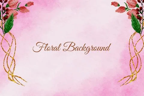 Floral Background Vector Illustrazione stock