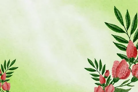 Floral Background Vector Stock Illustration