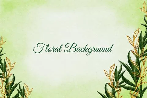 Floral Background Vector Stock Illustration