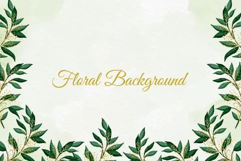 Floral Background Vector Stock Illustration