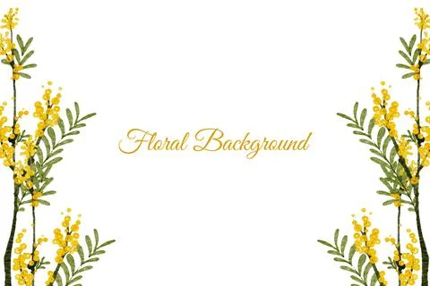 Floral Background Vector Stock Illustration