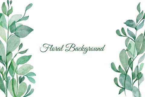 Floral Background Vector Stock Illustration