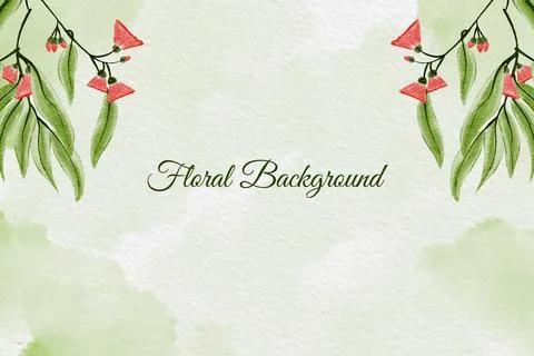 Floral Background Vector Illustrazione stock