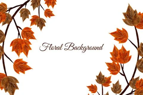 Floral Background Vector Stock Illustration