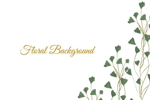 Floral Background Vector Stock Illustration