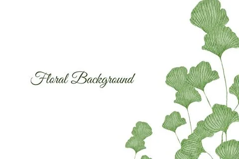 Floral Background Vector Illustrazione stock