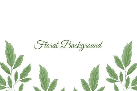 Floral Background Vector Stock Illustration