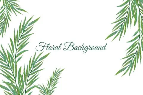 Floral Background Vector Stock Illustration