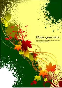 Floral background, vector illustration Stock Illustration