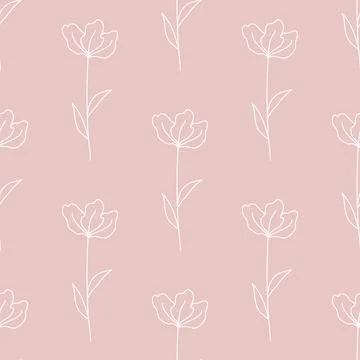 Floral beautiful summer seamless pattern 스톡 일러스트