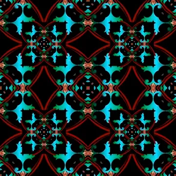 Floral beautiful vector seamless pattern. Ornamental background.  Baroque Dam Illustrazione stock