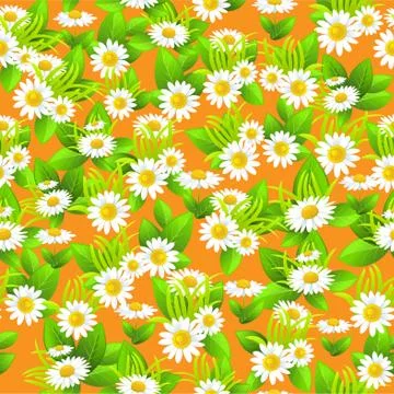 Floral big summer Stock Illustration