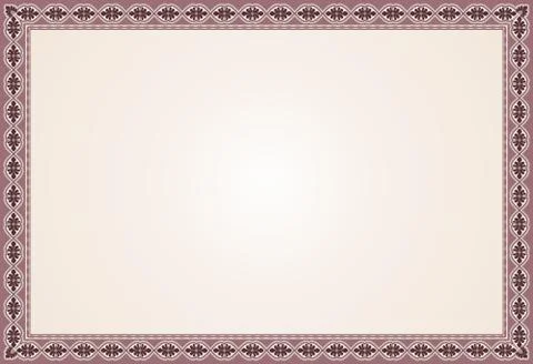 Floral border and frame Stock Illustration