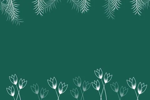 Floral border design Stock Illustration