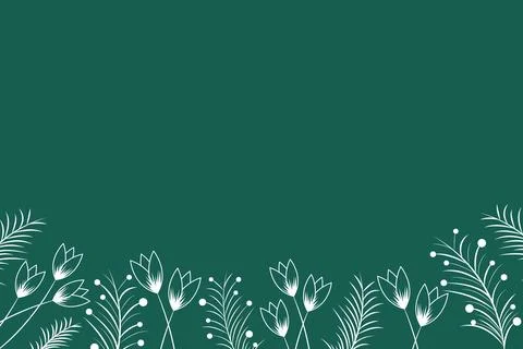 Floral border design Stock Illustration