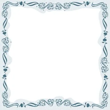 Floral border Stock Illustration