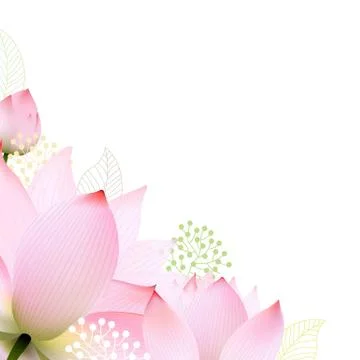 Floral Border Stock Illustration