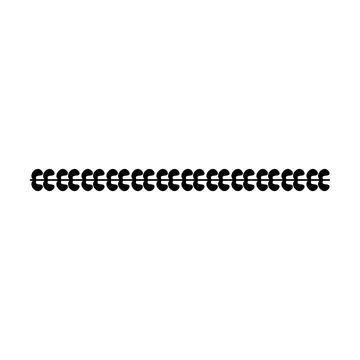 Floral border line frame design shape icon for decorative vintage doodle Illustrazione stock