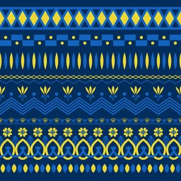 Floral borders set Stock Illustration