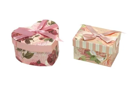 Floral boxes Stock Photos